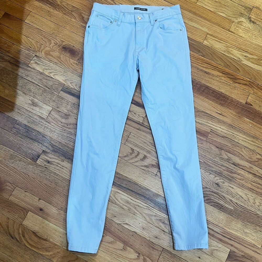 Slate & Stone Mens Sloan Standard Slim Stretch Pants Light Blue Gray Chino L 32
